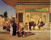 Arab or Arabic people and life. Orientalism oil paintings 586